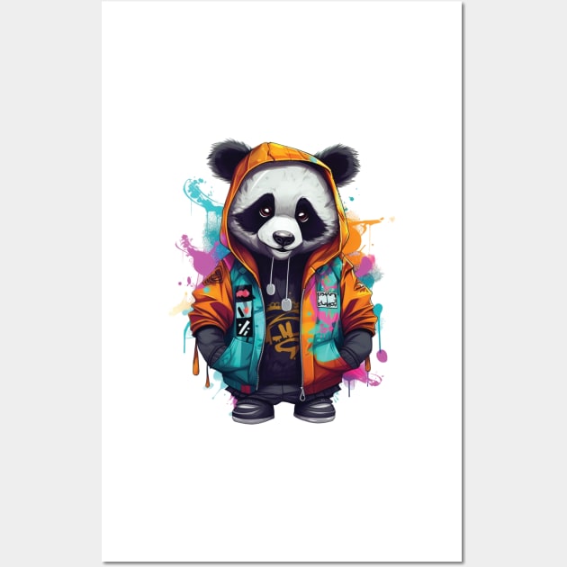 HipHop Panda Wall Art by Imagequest